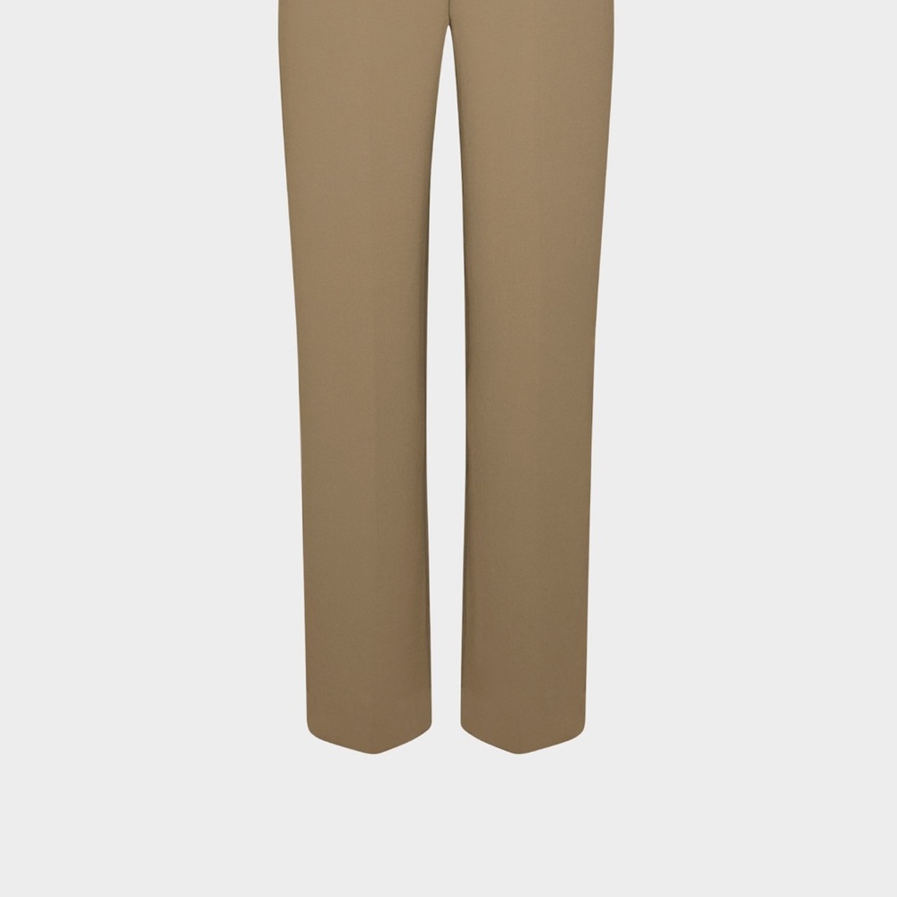 Aritzia Limitless Tan Wide Leg Trousers